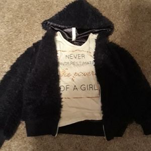 Girl shirt and jacket